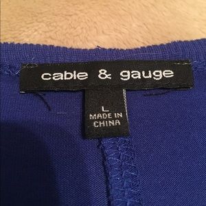 TJ Max Blue Long Sleeved Tunic